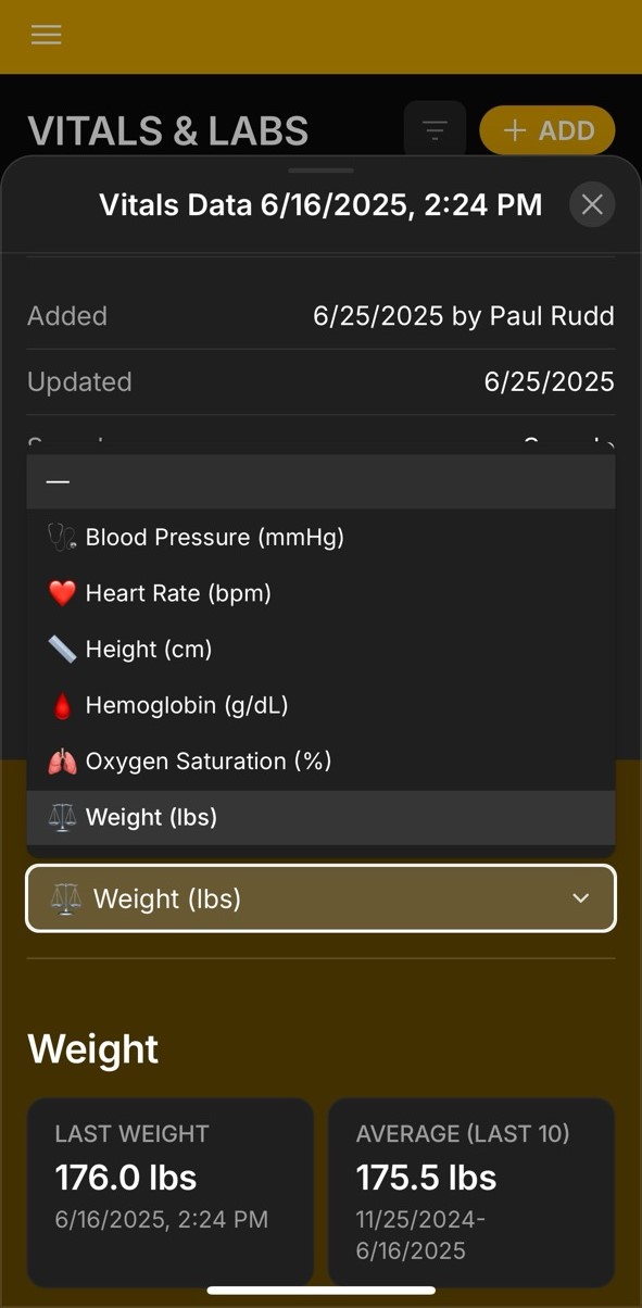  Detail Page (DOS 06.16.2025, Compare Weight)